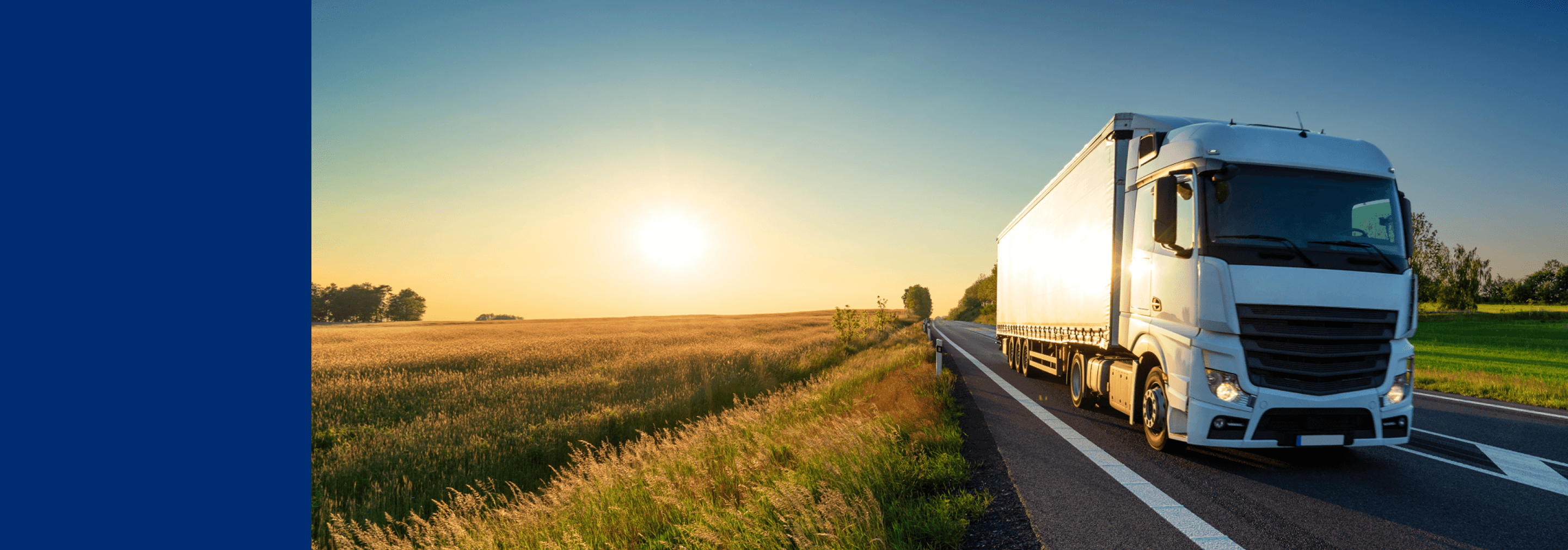 Caminhão na estrada