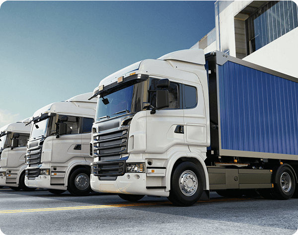 Frota de caminhões